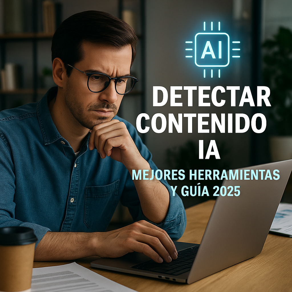Análisis digital de texto para detectar contenido generado por inteligencia artificial con herramientas especializadas en 2025